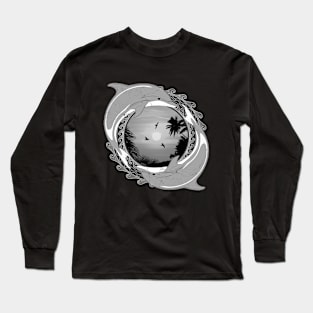 Twin Dolphins Long Sleeve T-Shirt